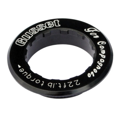 Gusset Components Campy SS Lockring Black