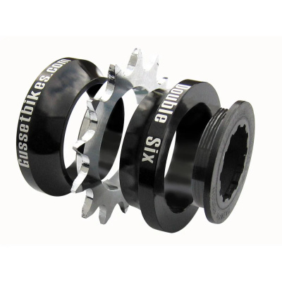 Gusset Components Double Six Converter - 12T 12T / Black