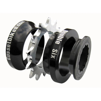 Gusset Components Double Six Converter - 12T 12T / Black