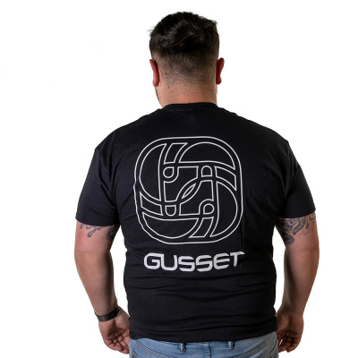 Gusset Components Logo T-Shirt Sm / Black