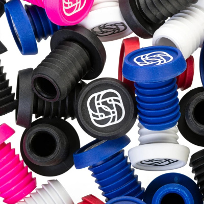 Gusset Grips BMX Push-In plugs Black