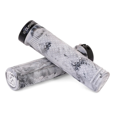 Gusset Grips Matt Jones S2 Lock on Grips 133mm / Grey Marble