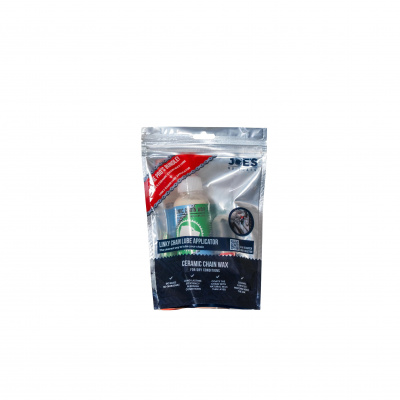 Joe's No Flats Ceramic Chain Wax  For Dry Conditions 125ml+ Linky Lube Applicator 15ml: 125ML