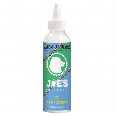 Joe's No Flats Ceramic Chain Wax Dry Condition (Drop) 125ml Bottle 125ML