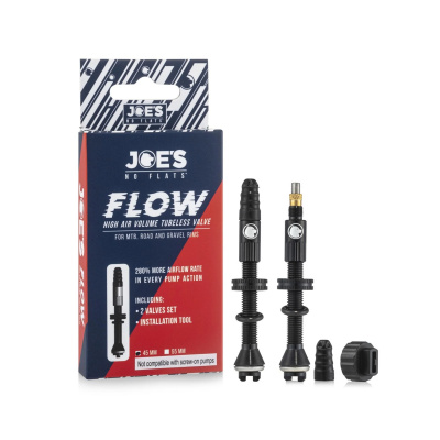Joe's No Flats Flow High Air Volume Tubeless Valve