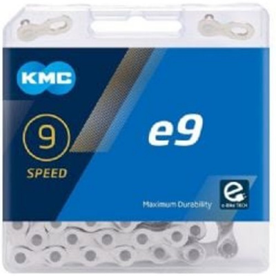 Kmc E9 Silver 122l 9 Speed E-bike Chain