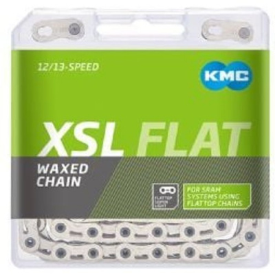 Kmc X Flat SL Pre-Waxed SRAM 12/13x Chain X Flat SL 126L Waxed - Silver