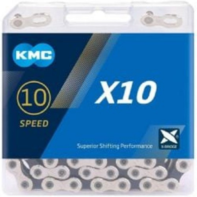Kmc X10 114l Half Nickel 10 Speed Chain