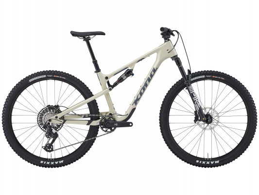 Kona Hei Hei CR G10 - Full Suspension - White Mountain Bike - 2025