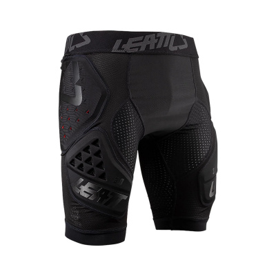 Leatt 3DF 3.0 Impact Shorts 2025: BLACK
