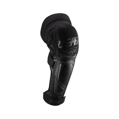 Leatt 3DF Hybrid EXT Knee & Shin Guard 2025: BLACK