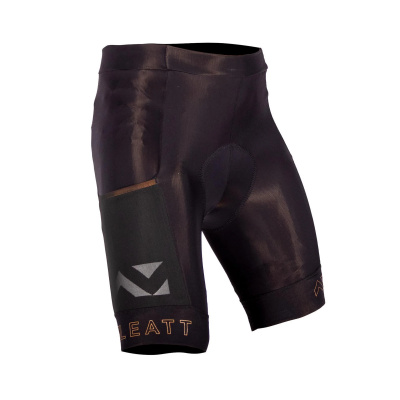 Leatt Endurance MTB 5.0 Shorts 2025: BLACK BLACK / S