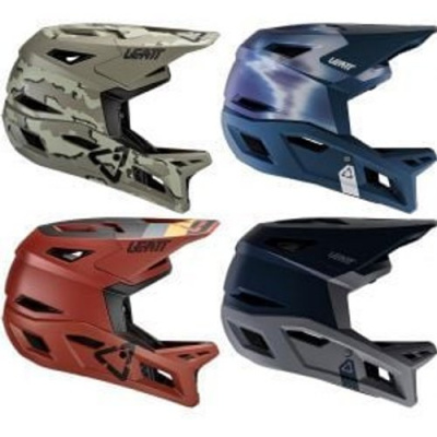 Leatt Gravity 4.0 Full Face Helmet  2026 Small 51-55cm - Stealth Black/Grey
