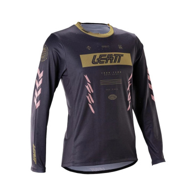 Leatt Gravity 4.0 MTB Womens Long Sleeve Jersey V26 2026 RACE BLACK / S