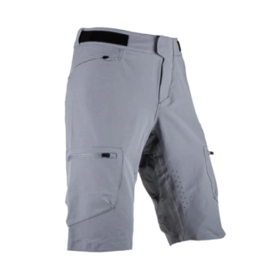 Leatt MTB Short Youth AllMtn 2.0: TITANIUM TITANIUM / M