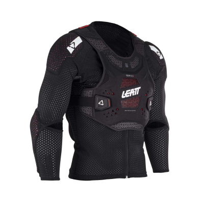 Leatt ReaFlex Body Protector 2025: BLACK BLACK / S