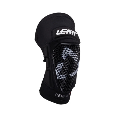 Leatt ReaFlex Pro Knee Guard 2025: BLACK BLACK / S