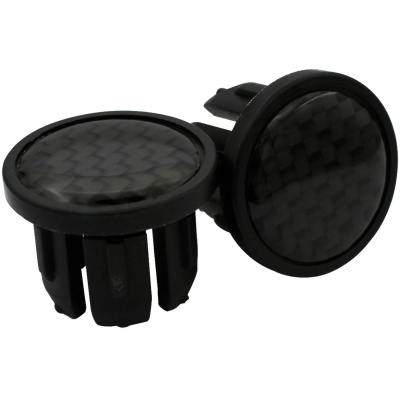 M Part Carbon fibre look bar end plugs for Road bikes