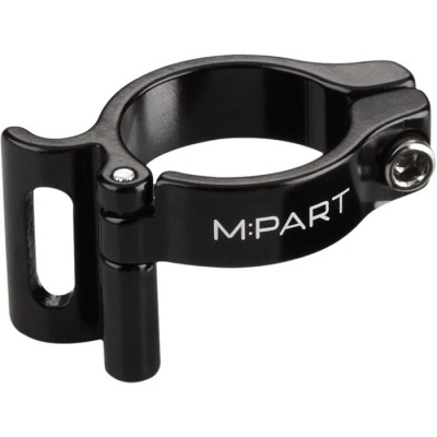 M Part Front derailleur clamp for a braze on front mech 28.6 black / 28.6mm