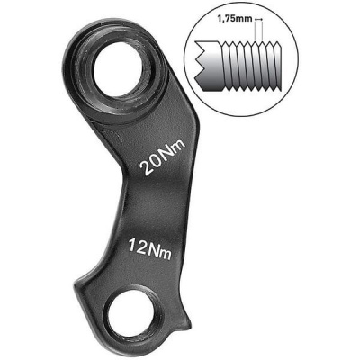 M Part Gear Hanger KTM (direct mount M12 1.75) black all