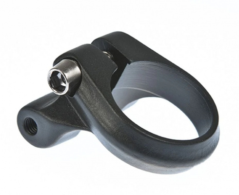 M Part Seat clamp with rack mount 34.9 mm black / 34.9mm