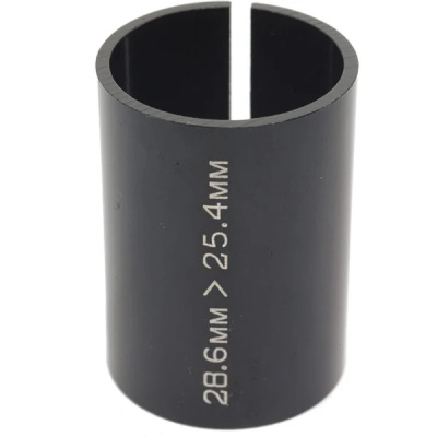 M Part Threadless stem shim adapter 1-1/8 inch / 28.6 mm to 1 inch / 25.4 mm 40mm