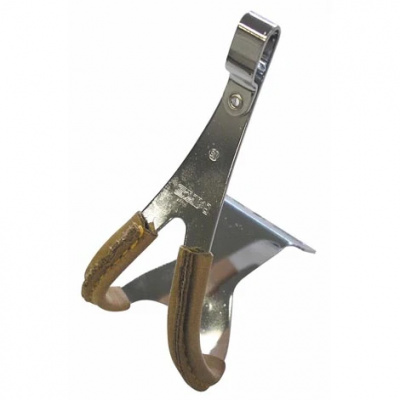 MKS Steel Toe Clip With Leather M