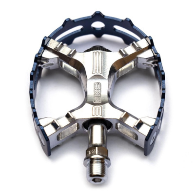 MKS XC-III Bear Trap Colour Edition Pedals BLUE / 9/16