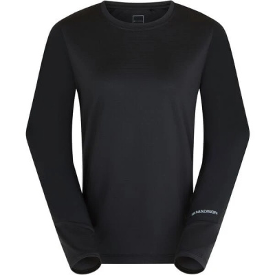 Madison Flux Women's Long Sleeve Trail Jersey Size 10 / Black