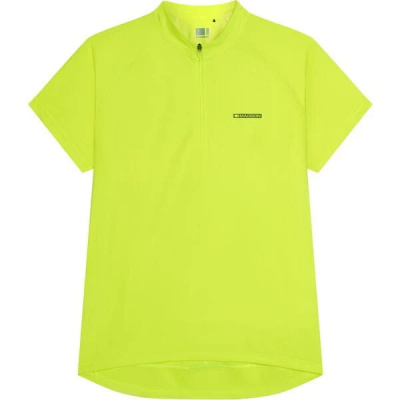 Madison Freewheel Women's Short Sleeve Jersey, hi-viz yellow - size 10