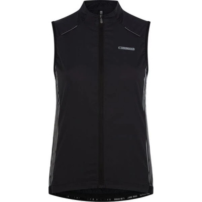 Madison Stellar Reflective Windproof Women's Gilet Black / Size 8