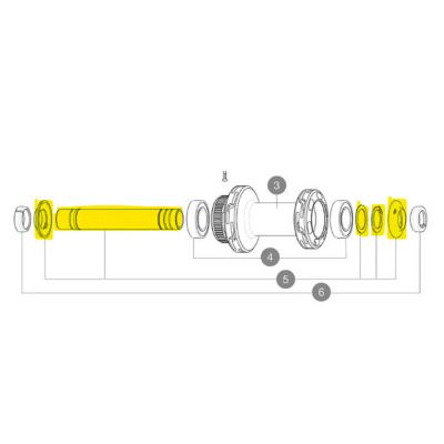 Mavic QRM Axle Kits