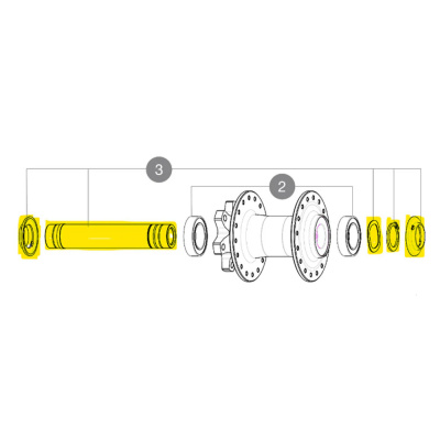 Mavic QRM Axle Kits