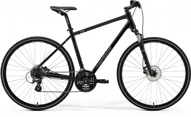Merida Crossway 10 - Black/Silver - MY25