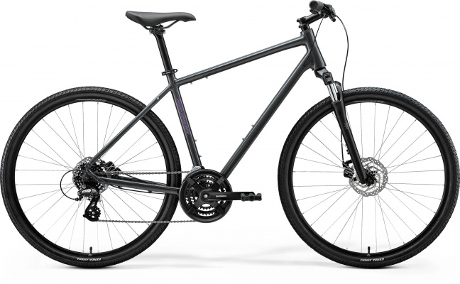Merida Crossway 10 - Glossy Cool Grey (Purple) - MY26
