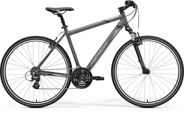 Merida Crossway 10-V - Anthracite / Black - MY23