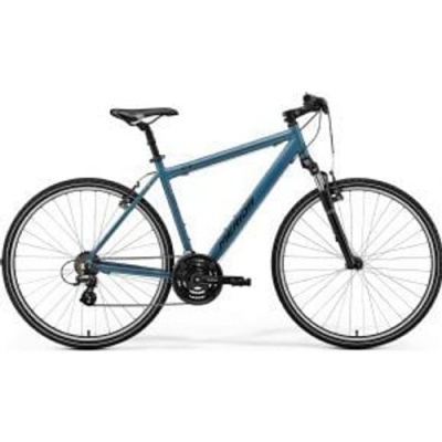 Merida Crossway 10-v Se 700c Sports Hybrid Bike  2025 Small - Silk Blue/Black