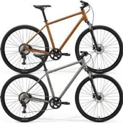Merida Crossway 20 700c Sports Hybrid Bike  2026 Small - Silk Fall Leaf Brown (Wild Honey)