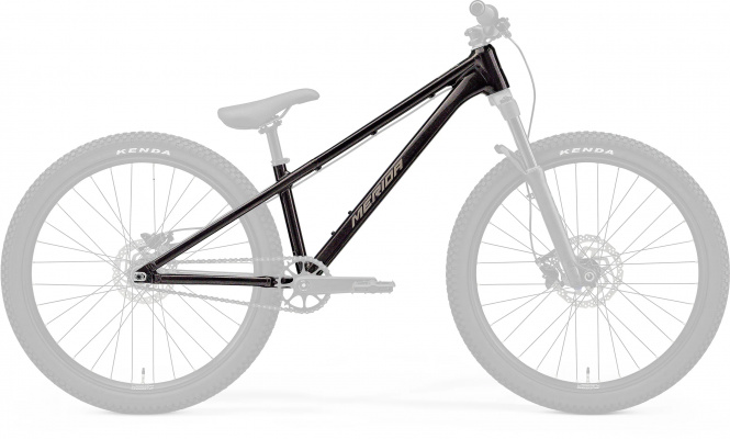 Merida Dirt 700 Frame - Metallic Black (Smoked Silver) - MY27