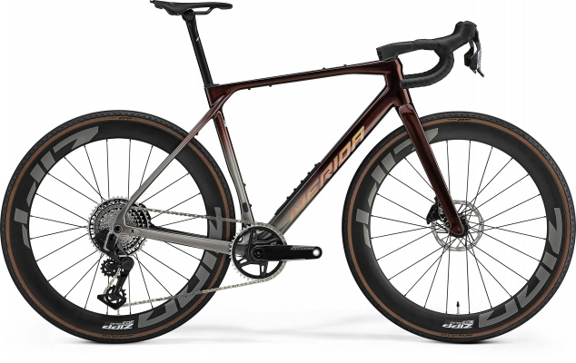 Merida Mission 9000 - Glossy Gunmetal Grey To Wildberry Fade - MY26 Gravel Bike XXS / Glossy Gunmetal Grey To Wildberry Fade