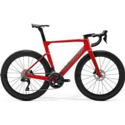 Merida Reacto 6000 Carbon Aero Road Bike  2026 Small - Dark Race Red (Gunmetal Grey)