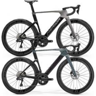 Merida Reacto 9000 Carbon Aero Road Bike  2027 Small - Slate Grey/Black (Grey)