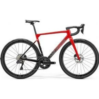 Merida Scultura 9000 Carbon Road Bike  2025 Small - Red/Dark Red/Black