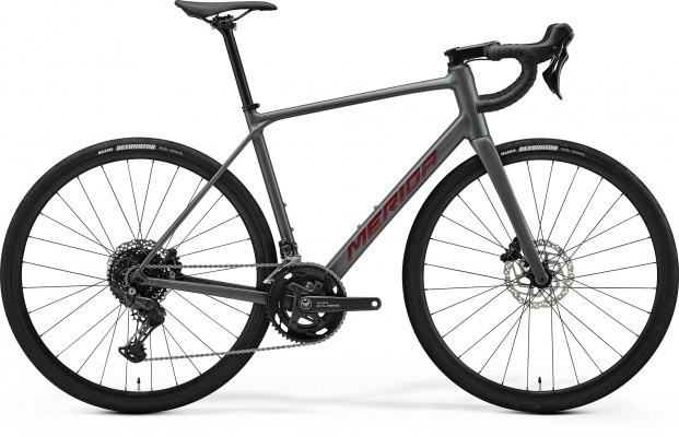 Merida Scultura Endurance 300 - Silk Cool Grey (Red) - MY26 Road Bike S / Silk Cool Grey (Red)