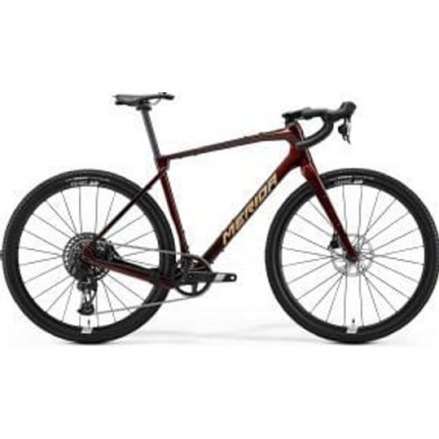 Merida Silex 8000 Carbon Gravel Bike  2026 Small - Elegant Wildberry (Gold)