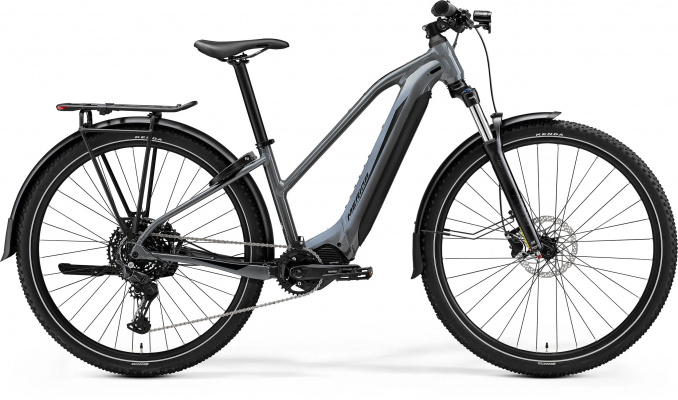 Merida eBig Tour 400 - Grey/Black - MY24 Electric Bike S / Grey/Black