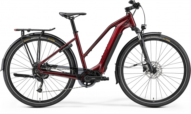 Merida eSpresso 400 S EQ Women's - Red/Black - MY23 Electric Bike XS / Red/Black