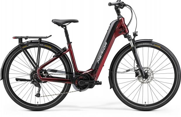 Merida eSpresso City 400 EQ  - Red/Black - MY23