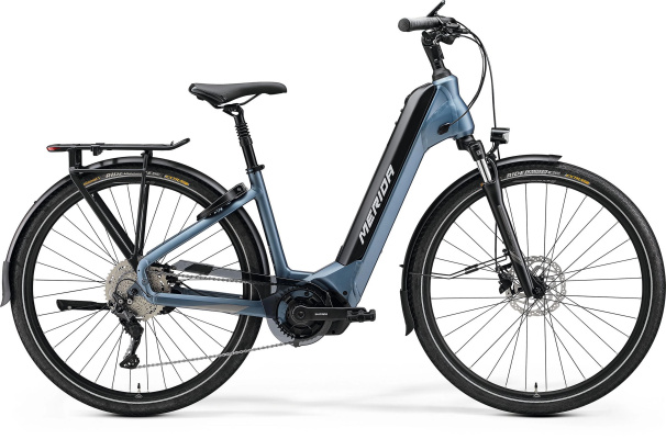 Merida eSpresso City 500 EQ - Steel Blue - MY23 Electric Bike XS / Steel blue