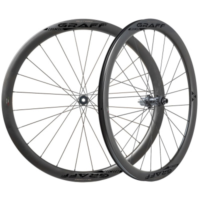 Miche Graff Allroad Tubeless Wheels Black / MS / Pair
